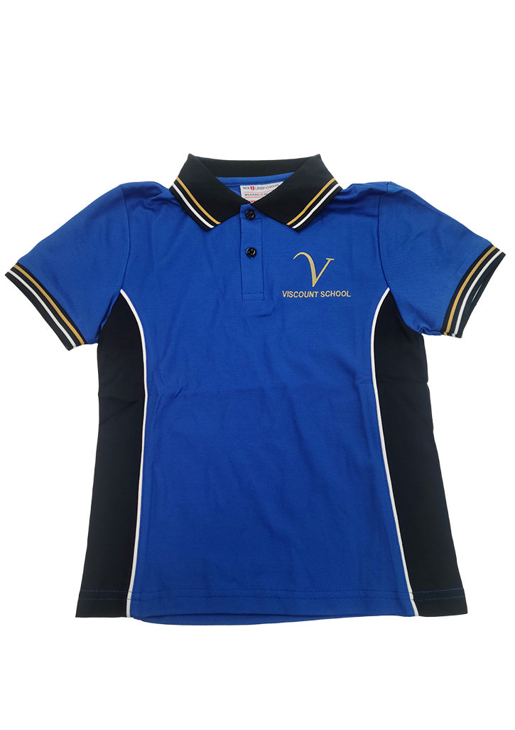 Viscount School Polo SS Royal